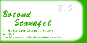 botond stampfel business card